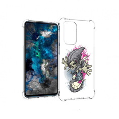 Чехол MyPads Tocco для Samsung Galaxy A33 5G нарисованный скелет на скейт борде