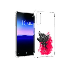Чехол MyPads Tocco для Sony Xperia 10 II медведь в дымке (PT158941.227.463)