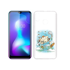 Чехол MyPads Tocco для BQ 6042L Счастливый чемодан