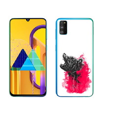 Чехол MyPads Tocco для Samsung Galaxy M23 медведь в дымке (PT227329.604.463)