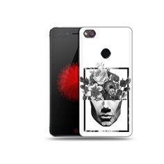 Чехол MyPads Tocco для ZTE Nubia Z11 черно белая ваза в абстракции (PT48017.468.678)