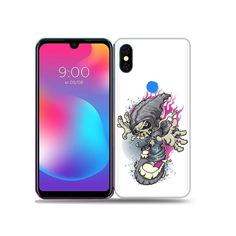 Чехол MyPads Tocco для BQ 5730L нарисованный скелет на скейт борде