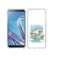 Чехол MyPads Tocco для Asus ZenFone Max Pro (ZB602KL) Счастливый чемодан