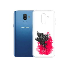 Чехол MyPads Tocco для Samsung Galaxy J8 медведь в дымке (PT226929.592.463)