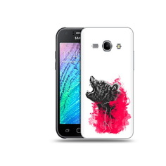Чехол MyPads Tocco для Samsung Galaxy J1 медведь в дымке (PT26162.569.463)