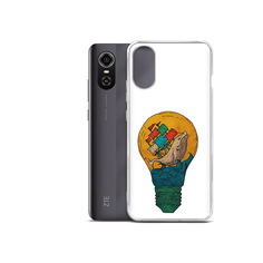 Чехол MyPads Tocco для ZTE Blade A31 Plus кит в лампочке с парусами (PT226943.475.387)