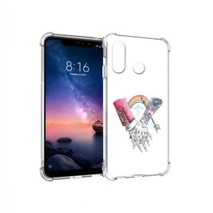 Чехол MyPads Tocco для Xiaomi Redmi Note 6 абстракция руки в татуировках