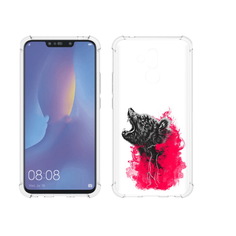 Чехол MyPads Tocco для Huawei Mate 20 Lite медведь в дымке (PT117828.66.463)