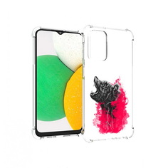 Чехол MyPads Tocco для Samsung Galaxy A23 медведь в дымке
