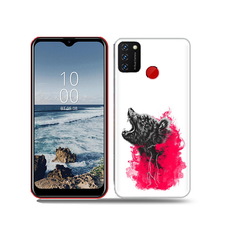 Чехол MyPads Tocco для BQ 6631G Surf медведь в дымке