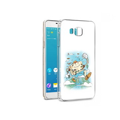 Чехол MyPads Tocco для Samsung Galaxy C7 Pro Счастливый чемодан (PT74619.550.166)