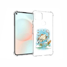 Чехол MyPads Tocco для Google Pixel 5A Счастливый чемодан