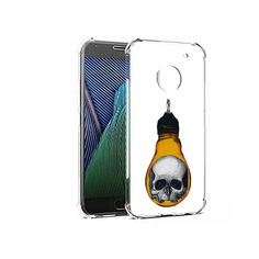 Чехол MyPads Tocco для Motorola Moto G5 череп в лампочке (PT67504.367.676)