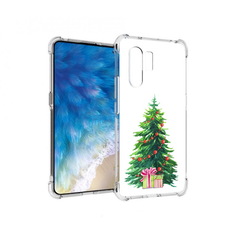 Чехол MyPads Tocco для Vivo X30 Елка новогодняя с подарками акварель (PT142331.408.78)