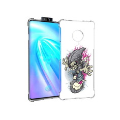 Чехол MyPads Tocco для Vivo NEX 3 нарисованный скелет на скейт борде (PT136035.381.512)