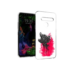 Чехол MyPads Tocco для LG G8 медведь в дымке (PT135945.76.463)