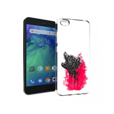 Чехол MyPads Tocco для Xiaomi Redmi Go медведь в дымке