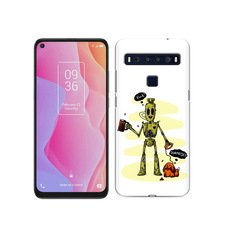 Чехол MyPads Tocco для TCL 10L прикольный робот