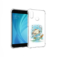 Чехол MyPads Tocco для Xiaomi Redmi Note 5 Счастливый чемодан (PT113434.311.166)