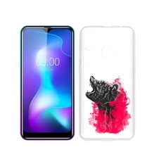 Чехол MyPads Tocco для BQ 6042L медведь в дымке