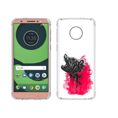 Чехол MyPads Tocco для Motorola Moto G6 медведь в дымке (PT99805.376.463)