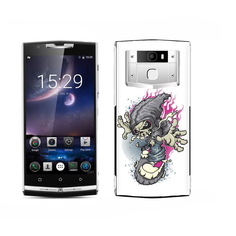 Чехол MyPads Tocco для Oukitel K15 Plus нарисованный скелет на скейт борде