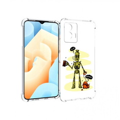 Чехол MyPads Tocco для Vivo U5 прикольный робот (PT226979.416.557)