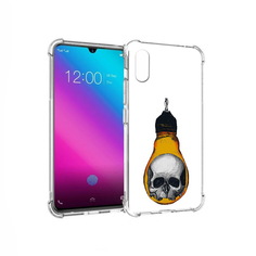 Чехол MyPads Tocco для Vivo V11 череп в лампочке (PT117900.427.676)