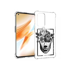 Чехол MyPads Tocco для OnePlus 9 Pro черно белая ваза в абстракции (PT159597.127.678)