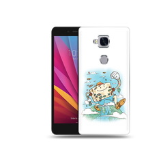 Чехол MyPads Tocco для Honor 5X Счастливый чемодан (PT24996.45.166)
