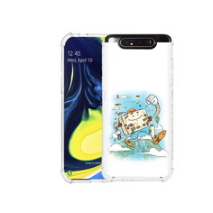 Чехол MyPads Tocco для Samsung Galaxy A80 Счастливый чемодан (PT128473.599.166)