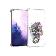 Чехол MyPads Tocco для OnePlus 8 нарисованный скелет на скейт борде (PT147214.134.512)
