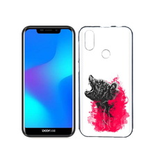 Чехол MyPads Tocco для Doogee X70 медведь в дымке