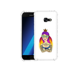 Чехол MyPads Tocco для Samsung Galaxy A7 (2017) девушка в татуировках с короной
