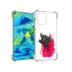 Чехол MyPads Tocco для Samsung Galaxy S10 Lite медведь в дымке (PT143840.502.463)