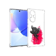 Чехол MyPads Tocco для Honor 60 медведь в дымке