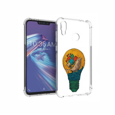 Чехол MyPads Tocco для Asus ZenFone Max M2 (ZB633KL) кит в лампочке с парусами