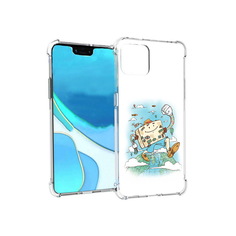 Чехол MyPads Tocco для Google Pixel 4 XL Счастливый чемодан