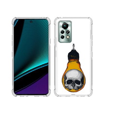 Чехол MyPads Tocco для Infinix Note 11 Pro череп в лампочке