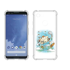Чехол MyPads Tocco для Google Pixel 3 Счастливый чемодан