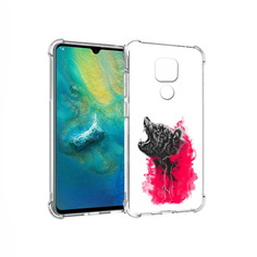 Чехол MyPads Tocco для Huawei Mate 20x медведь в дымке (PT124578.30.463)