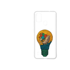 Чехол MyPads Tocco для ZTE Blade A51 кит в лампочке с парусами (PT160198.458.387)