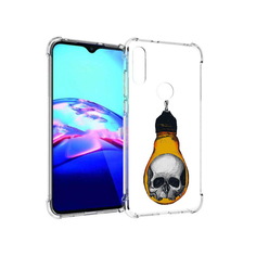 Чехол MyPads Tocco для Motorola Moto E череп в лампочке (PT227064.345.676)
