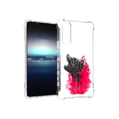 Чехол MyPads Tocco для Sony Xperia 5 медведь в дымке (PT154834.228.463)