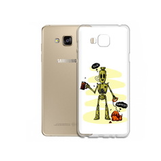 Чехол MyPads Tocco для Samsung Galaxy J5 Prime прикольный робот (PT66772.570.557)