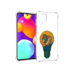 Чехол MyPads Tocco для Samsung Galaxy M62 кит в лампочке с парусами (PT158430.541.387)