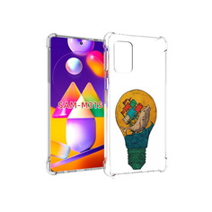 Чехол MyPads Tocco для Samsung Galaxy M31s кит в лампочке с парусами (PT152186.489.387)