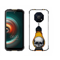 Чехол MyPads Tocco для Oukitel WP13 череп в лампочке