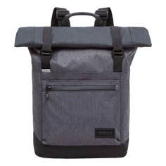 Рюкзак мужской GRIZZLY RQL-315-1, черный - серый