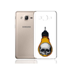 Чехол MyPads Tocco для Samsung Galaxy A7 (2015) череп в лампочке (PT11625.595.676)